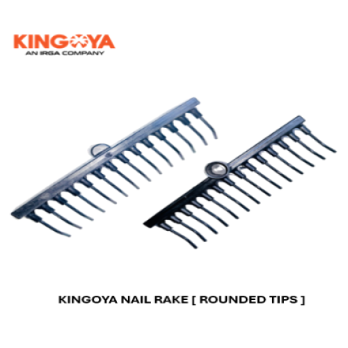 KINGOYA NAIL RAKE ROUND TIPS (16 nails)
