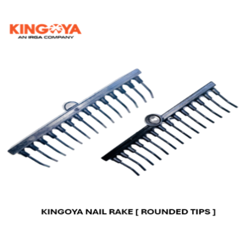 KINGOYA NAIL RAKE ROUND TIPS (16 nails)