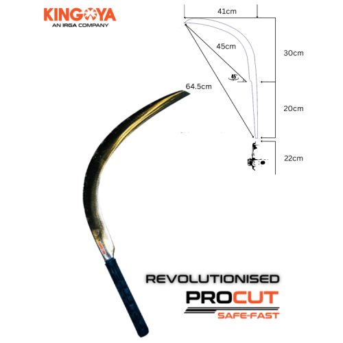 Kingoya PROCUT Revolution Sickle Gold 32mm​